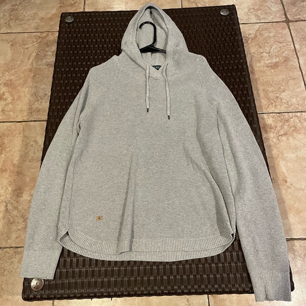 Ralph Lauren Waffle Knit Hooded Shirt